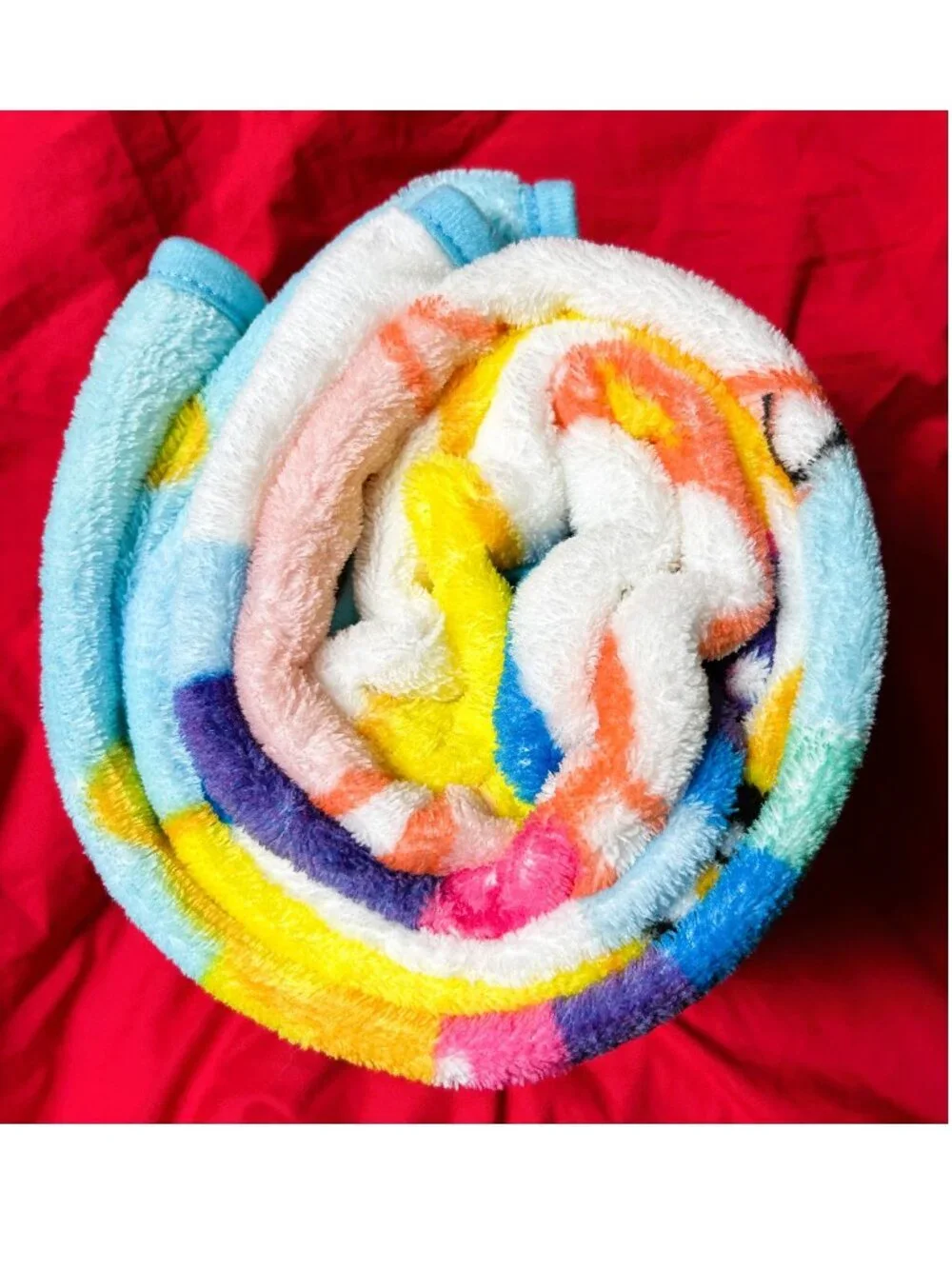 NEW~Vintage Care Bears Throw Soft fleece micro-raschel plush Blanket~50